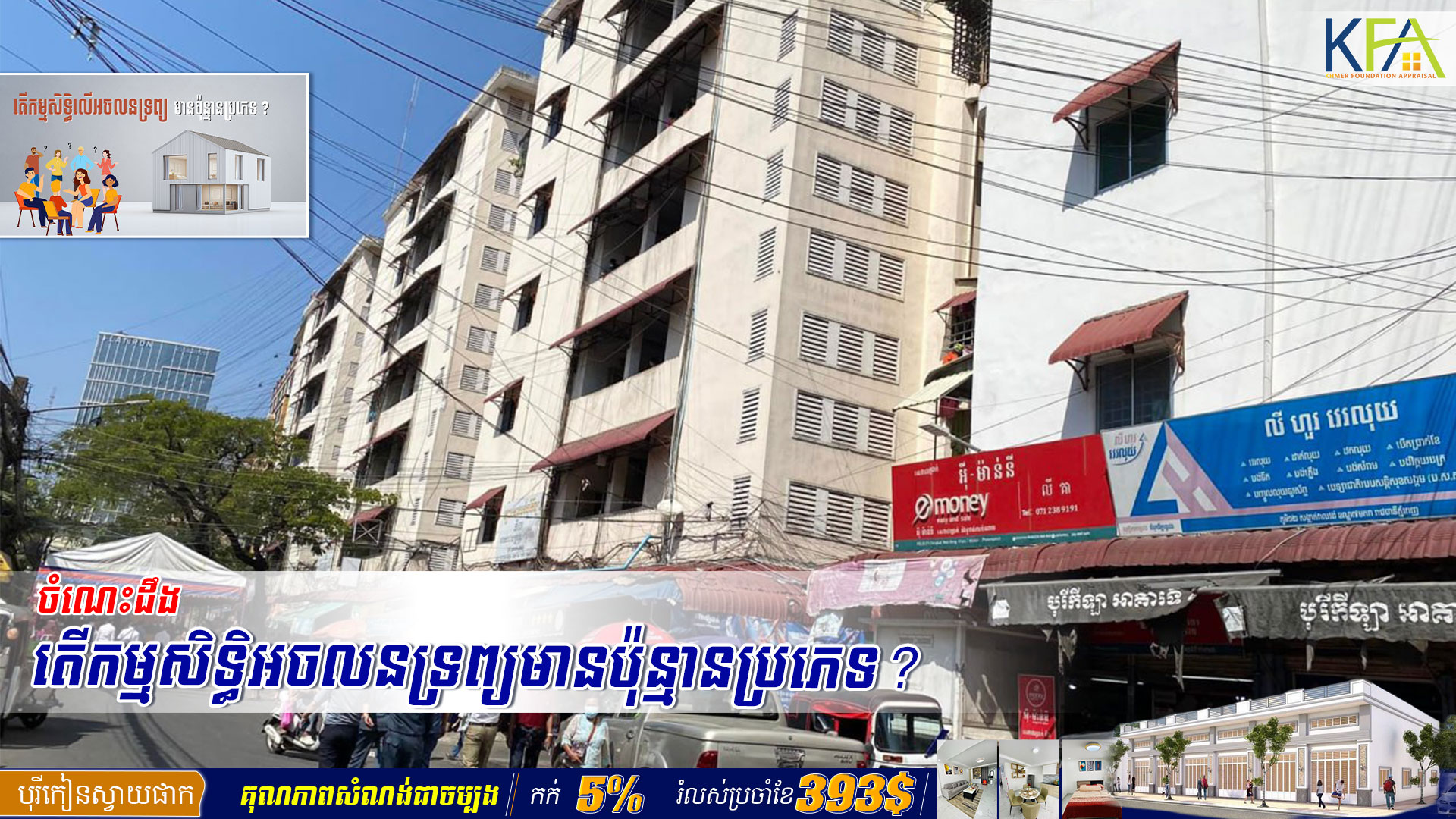 ចំណេះដឹង ៖ តើកម្មសិទ្ធិអចលនទ្រព្យមានប៉ុន្មានប្រភេទ?